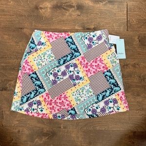 NWT Lady Hagen Golf Skort Quilt Print “Fresh” White Compression Shorts Sz 6